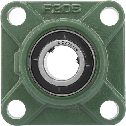 UCF20520516 30mm25.4mm Kussenblok Vierkant Lager met Massieve Basis 4 Montagegaten(25,4 mm)