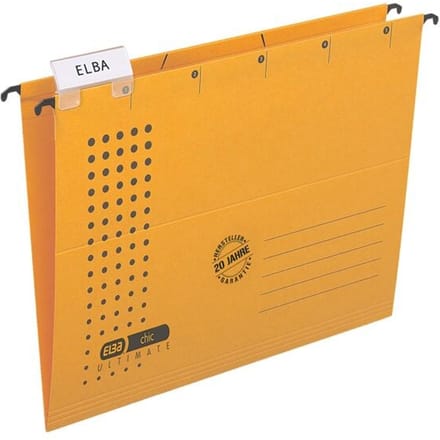Elba Ultimate Hangmap A4 – Geel – 5 stuks