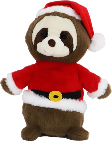 Boon Luiaard Pluche Met Kerstpak Bruin 32Cm