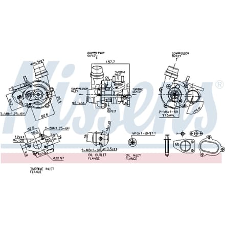 Supercharger, drukvulling NISSENS 93275