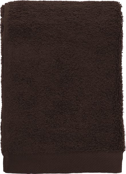 Södahl organic Comfort Handdoek 50 x 100 cm Coffee brown