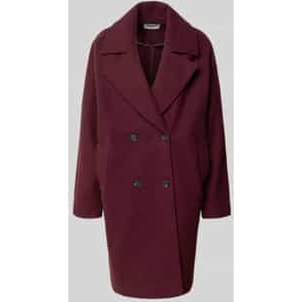Oversized lange jas met reverskraag, model 'CICI'