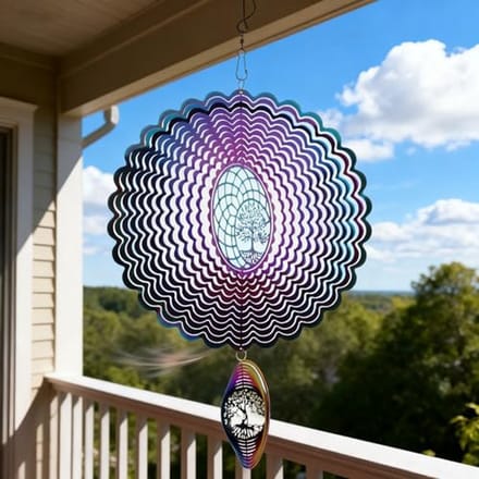 Multicolor Levensboom Wind Spinner voor Tuin en Buiten