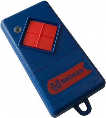 Becker 1-kanaals mini handzender - 40 MHz - Becker rolluik afstandsbediening