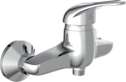 SCHÜTTE CALVINO Douchekraan - Mengkraan - 150 mm Hartafstand - Chroom