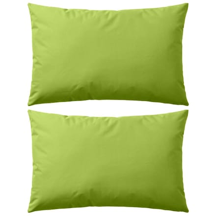 vidaXL - Buitenkussens - 60x40 - cm - appeltjesgroen - 2 - st