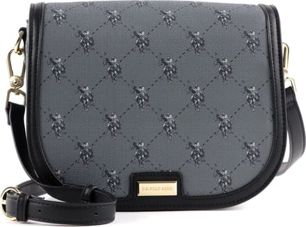 U.S. POLO ASSN. Schoudertas Hampton Flap Crossbody Black Zwart