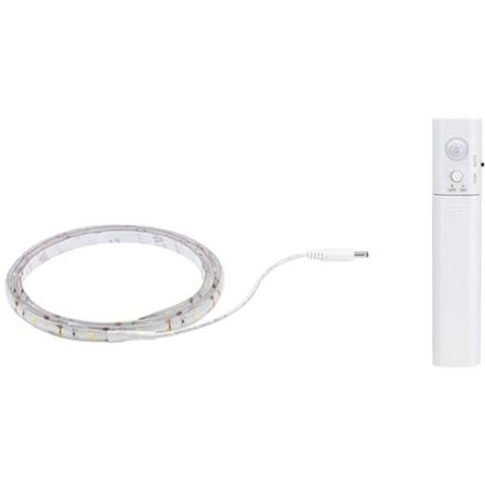 Paulmann LED Strip 1 Meter - Met Bewegingssensor - Batterij (4x AAA) - 2W - 6V - Wit - Kunststof