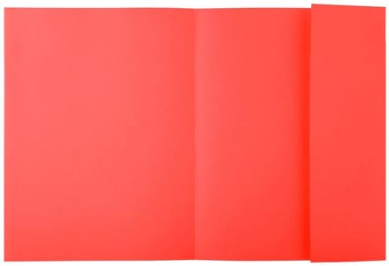 Exacompta 5x ROCK''S 210 -Pak van 50 dossiermappen 210g/m2 met 1 klep - 24x32cm A4 - - Rood - 218012E