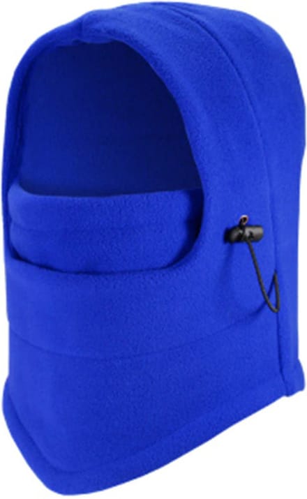 Fleece Bivakmuts - Wintermuts - Motormasker - Balaclava - Wintersport - Unisex - Blauw