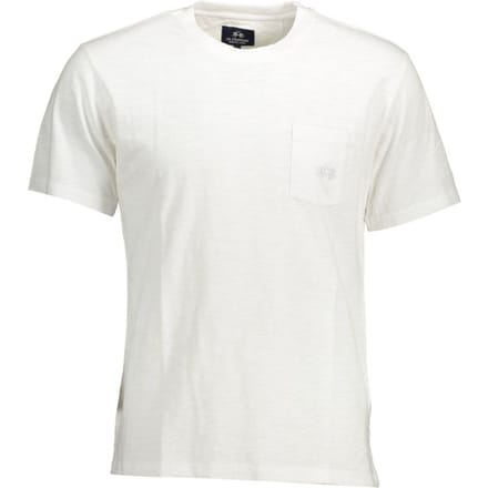 La Martina Bianco Katoenen Heren T-Shirt