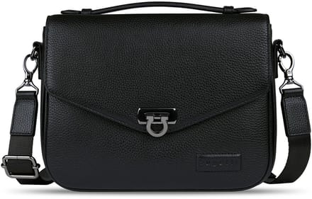 bugatti schoudertas Elsa Classic Bag Black zwart