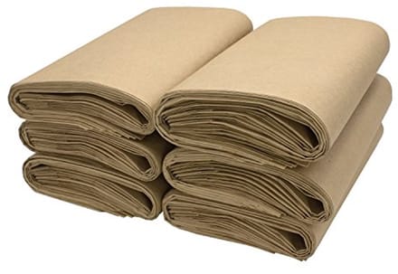 Bio compostzakken voor keukenafval, 10 L, 60 stuks, kraftpapier