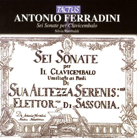 Silvia Rambaldi - Ferradini: Sei Sonate Per Clavicembalo (CD)