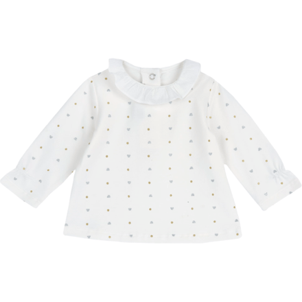 Chicco kleding T-shirt met lange mouwen 68 licht naturel