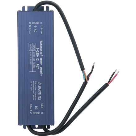 IP67 Waterdichte LED Driver Schakelende Voeding Transformator Adapter AC 180V-240V naar DC 12V 400W 250W blauw