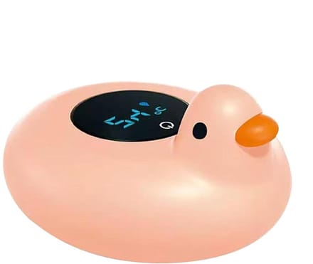 Badthermometer Dier - Watertemperatuur meter - Veilig baden - Ideale temperatuur indicatie - 12 cm - Eendenroze