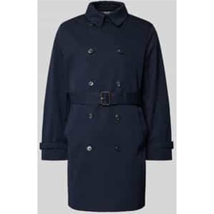 Trenchcoat van katoenmix
