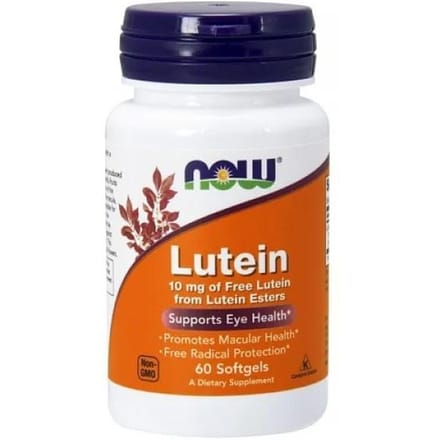 Now Foods - LUTEINE 10 MG (VAN ESTERS) 60 SGELS