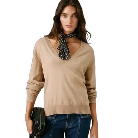 V-hals trui voor dames Pepe Jeans Coraline
