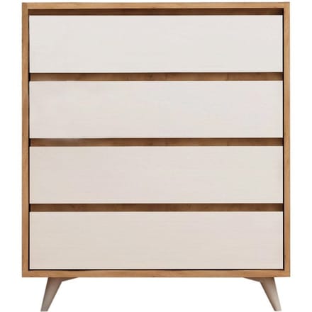 Asir Dressoir - Eik Wit - 70 x 86 x 40 cm