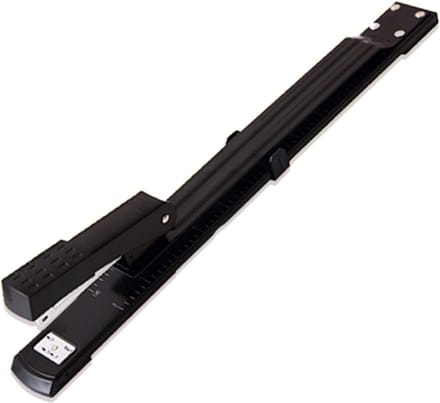 Nietmachine - Verlengnietmachine - Papier Verwerken - Metalen Constructie - 39 cm Armlengte - Zwart