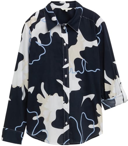 Tom Tailor - Blouse met patroon - Maat 36 - big floral shapes design