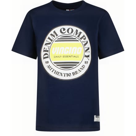 Vingino Hefso Dark Blue Maat: 2 | T-Shirts Outlet | Unisex | Blauw