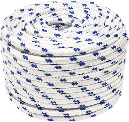 Boottouw - Vastzetkoord - Watersport & Kamperen - Weerbestendig Polypropyleen - 12mm x 25m - Wit