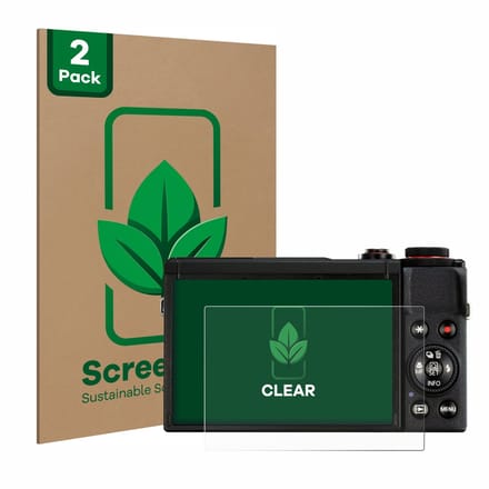 2 Stuks Screenprotector voor Canon PowerShot G7 X Mark III - Hoogwaardige Beschermfolie transparant