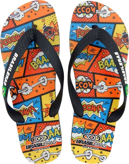 Brasileras Slippers Heren- Zwart zwart- 39/40