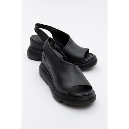 Agusto Leren Plateau Sandaal (Dames)