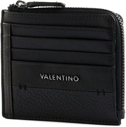VALENTINO Leren kaarthouder Estro Credit Card Case Nero zwart