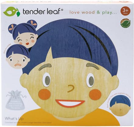 Tender Leaf Toys Puzzel ''hoe Gaat Het?'' Gezicht Hout 32-delig