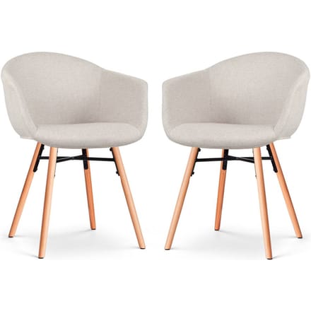 Set van 2 eetkamerstoelen Nena-Otis | Nolon
