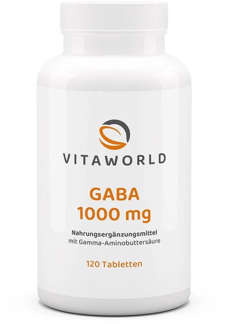 Vitaworld GABA 1000mg 120 tabletten