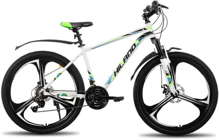 Hiland H200+ Mountainbike - Unisex - 26 inch - Framemaat 43 cm - Wit