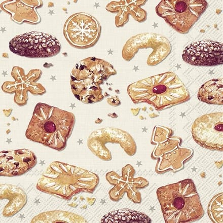 IHR Lunch servetten - Baked Cookies cream