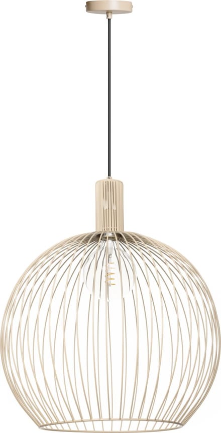 Hanglamp Wire Mat Beige 50cm - Giga Meubel