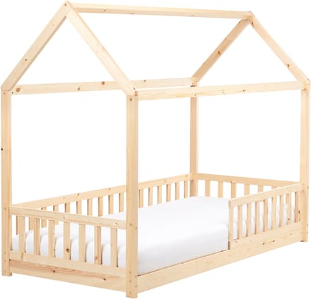 COSSAYE - Kinderbed - Lichtbruin - 90 x 200 cm - Grenenhout