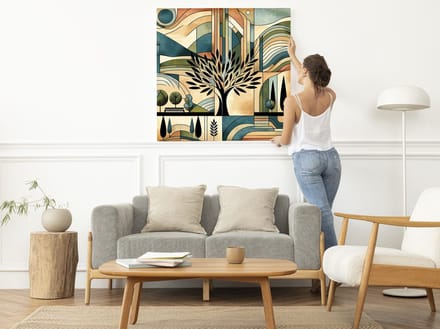 Kunstprint | Wanddecoratie | Dibond | 80 × 80 cm
