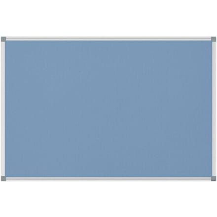 MAUL standard prikbord, textiel, 600 x 900 mm, lichtblauw