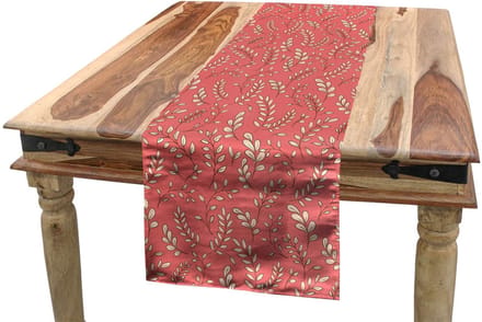 ABAKUHAUS koraal tafelloper – 40×225 cm – Polyester