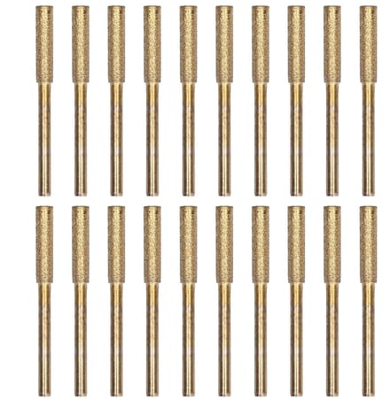 Dailygoods - 20 Stuks Kettingzaagslijper Multi-Maat Vijl voor Effectief Slijpen (Goud)