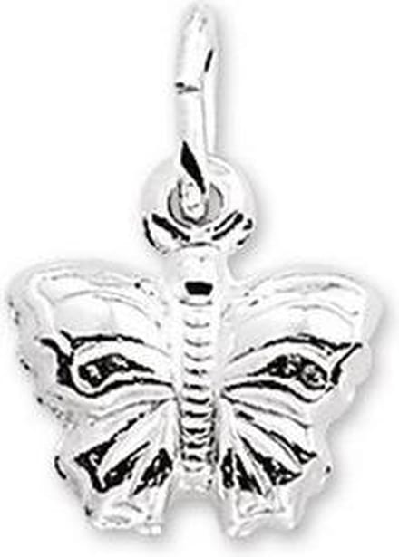 hanger vlinder zilver gerhodineerd