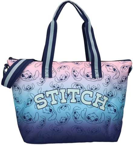 Disney Stitch Chill Vibes Koeltas – 32 × 48 × 14 cm – Blauw/Roze