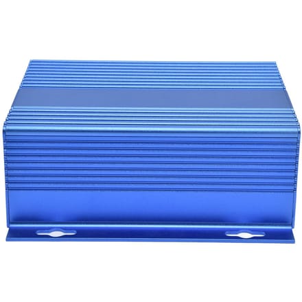 Aluminiumlegering Elektrische Doos Project Aansluitdoos Gesplitste Behuizing 61x147x155mm Matblauw