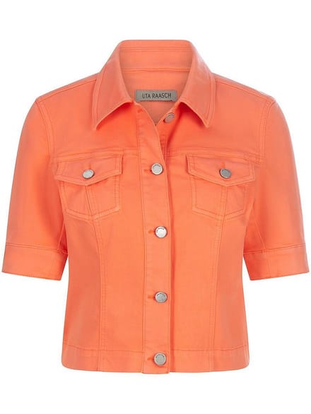 Denim jack Van Uta Raasch rood