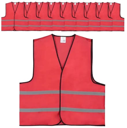 Rood veiligheidshesje | 20 stuks