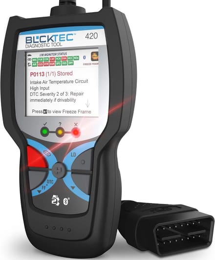 Bluetooth OBD2 Scanner Diagnose Tool Auto - Lees en Wis Foutcodes met App